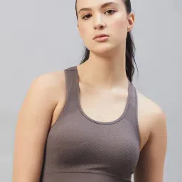 C9 Airwear Brown Full Coverage Sports Bra-image-11