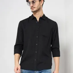celio* Black Regular Fit Shirt-image-35