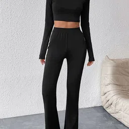 Outzidr Round Neck Top With Trousers Co-Ords image 1