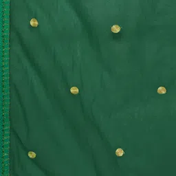 Kvsfab Women Green & Gold-Toned Ethnic Motifs Kurta with Trousers & Dupatta image 4