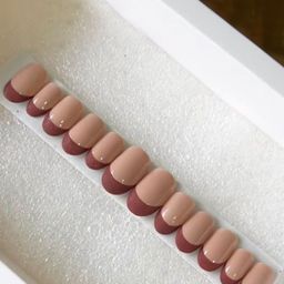 AMOK STORE Set Of 12 Press On Artificial Nails & Application Kit - Multicolor-picture-39