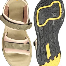 jqr sandals & Floaters for Men (Olive & Beige) image 3