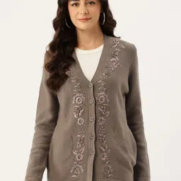 APSLEY Floral Cardigan with Embroidered Detail-image-50