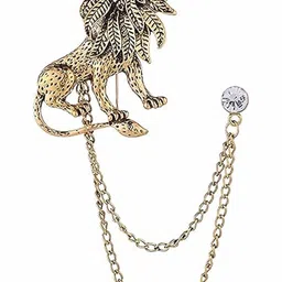 Curren Gold-Toned Plated Alloy Brooch image 5