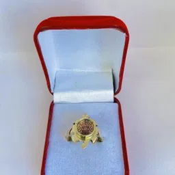 R G MART Unisex Asthadhatu Kachua Shriyantra Rudraksha Gold Plated Ring-picture-34