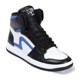 Spykar Men's GLEN Black Ankle High Sneakers image 3