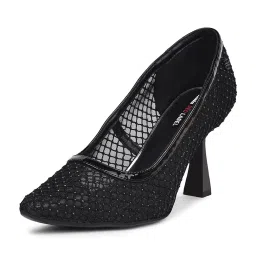 Bata Women's Black Pump Shoes image 3