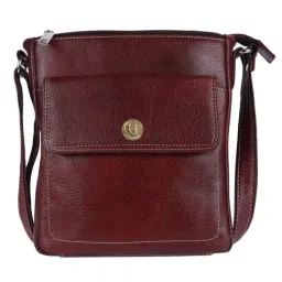 HiLEDER 100% Pure Genuine Leather Messenger Shoulder Handbag 9 inches Sling Cross Body Travel Office Tablet 3 Chain Bag for Men and Women, Brown-picture-15