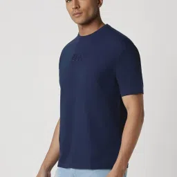 Van Heusen Navy Regular Fit T-Shirt image 3