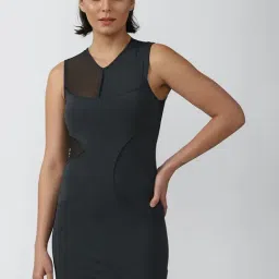 Forever 21 Black Mini Bodycon Dress-image-82