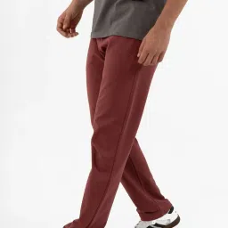 Dcyphr Red Regular Fit Trackpants image 3