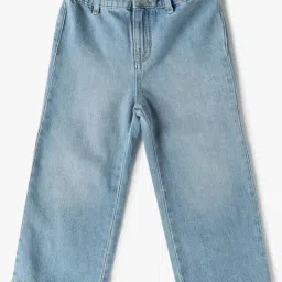 GAP Girls Lt. Blue Regular Fit Solid Jeans-image-66