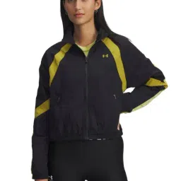 UNDER ARMOUR Black Icon Crinkle Long Sleeves Jacket-image-7