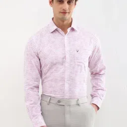 Allen Solly Pink Cotton Slim Fit Printed Shirt-picture-23