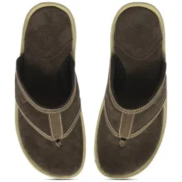 Woodland Men's Brown Thongs image 3