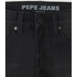 Pepe Jeans Kids Black Solid Jeans image 3
