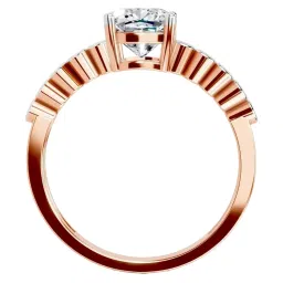 Sparkles Lab Grown Diamond 14k (585) Rose Gold Ring for Women image 3