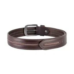 Aditi Wasan Brown Textured Leather Casual Belt image 4