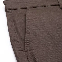 Van Heusen Men Slim Fit Textured Chinos Trousers image 5