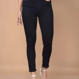 Crimsoune Club Blue Skinny Fit Mid Rise Jeans-image-58