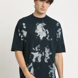 The Bear House Multicolored Cotton Loose Fit Tie-Dye T-Shirt-picture-36