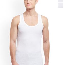 CAVENDERS Pack Of 3 Pure Cotton Scoop Neck Gym Vests C20=-=SWIFT----==3- ---85-picture-30