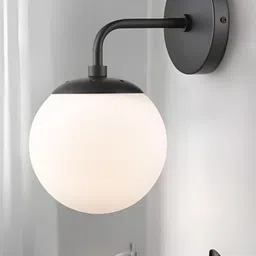 KINIS Gold-Toned & White Quirky Abstract Shaped Light Wall Lamp image 3