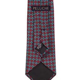 PELUCHE Red Checked Broad Tie image 3