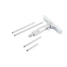Dasqua 0-25 mm Satin Chrome Finish Depth Micrometer, 4611-8106-picture-34
