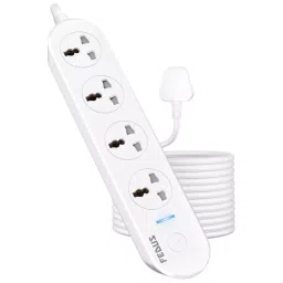FEDUS Extension Board Cord 10 m Cable Length 1500 W 4 Universal Sockets with Individual Switch 3 Core-picture-19