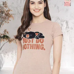 Metronaut Women Typography 2 Wonder Woman Printed Applique T-shirt-image-62