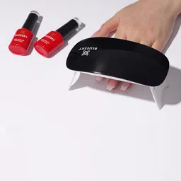 BLUESKY Set Of 5 Gel Nail Polish - 5 ml Each - Clear Pink 80523-Studio White 80526 & Stamp image 4