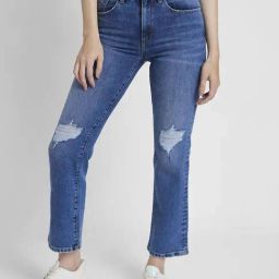 Spykar Blue Slim Fit Distressed Jeans-picture-19