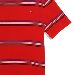 Tommy Hilfiger Boys Beige Solid Regular T-Shirt image 3