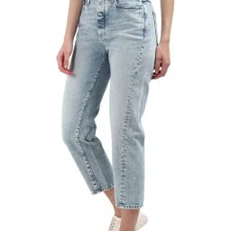 TOMMY HILFIGER Denim Cotton High Rise Jeans image 3