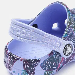 Crocs Kids Butterflies Printed Croslite Clogs image 2