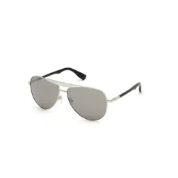 Web Eyewear Grey Oval Sunglasses for Men Designed in Italy-picture-32