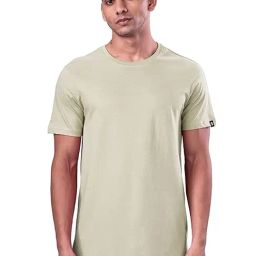 The Souled Store Light Olive Crew T-Shirt-picture-40