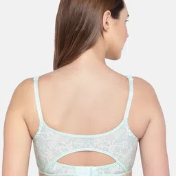 Inner Sense Black & Blue Solid Non-Wired Non Padded Maternity Sustainable Bra image 4