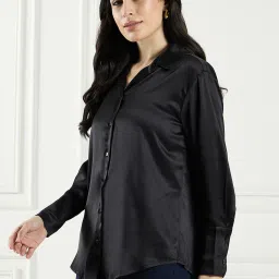 Magre Black Relaxed Fit Shirt image 3