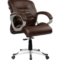 Adiko Systems Brown Medium Back Classic Executive Chair image 2