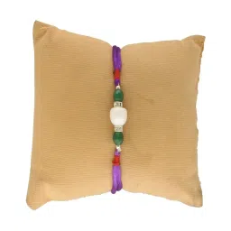 Sri Jagdamba Pearls Bade Bhaiya Engraved Pearl Rakhi image 3