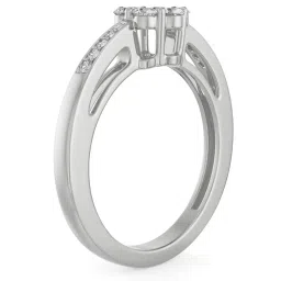 Emori 14k White Gold & Diamond Caroline Engagement Ring image 3