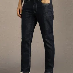 Louis Philippe Navy Regular Fit Jeans image 3