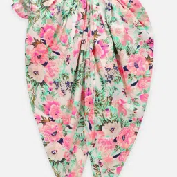 LilPicks Kids Peach Regular Fit Dhoti Set image 4