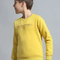 Monte Carlo Kids Yellow Printed Sweatshirt image 3