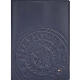 Tommy Hilfiger Navy Wexford Leather Small Passport Case-picture-42