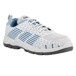 Fuel Steel Toe Safety Shoes Low Ankle Double Density PVC Sole White, JORDAN Size UK 8-image-12