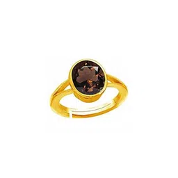 GenZcomplex Gold-Plated Brass Garnet Finger Ring-picture-18