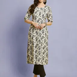 Ethnic basket Women Multicoloured Poly Crepe Kurta Sets-picture-38
